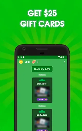 Скриншот 1 — Get 25USD RS Gift Cards