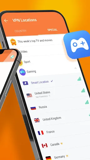 Скриншот 2 — Turbo VPN Lite: Fast VPN Proxy