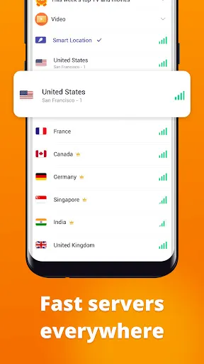 Скриншот 5 — Turbo VPN Lite: Fast VPN Proxy