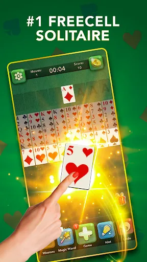 Скриншот 1 — FreeCell Solitaire
