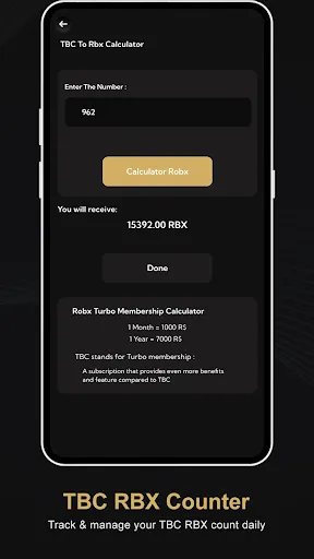 Скриншот 2 — RBX Count Pro - Calc Rbux