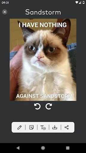 Скриншот 2 — Sandstorm: Meme Maker