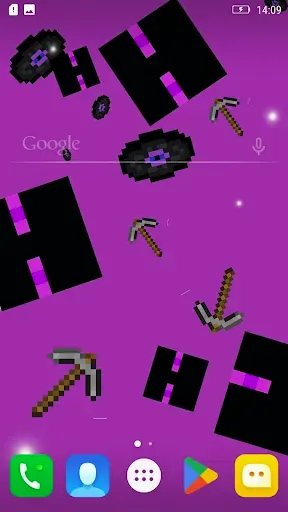 Скриншот 2 — Живые Minecraft Обои 3D