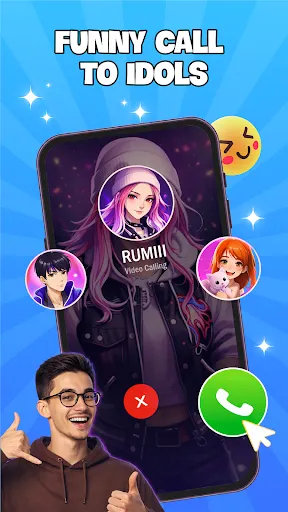 Скриншот 2 — Funny Prank Call & Chat