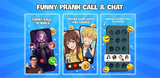 Скриншот 4 — Funny Prank Call & Chat