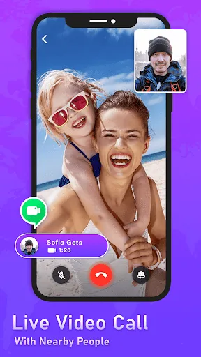Скриншот 1 — Live Video Call - Live chat