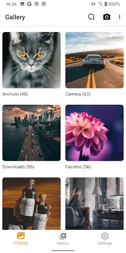 Скриншот 1 — Галерея - фотогалерея, альбом