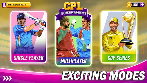 Скриншот 1 — CPL Tournament- Cricket Cup