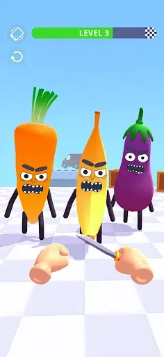 Скриншот 1 — Hit Tomato 3D - Мастер Клинка