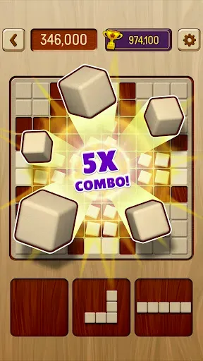Скриншот 2 — Woody Block Puzzle ®