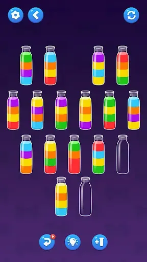 Скриншот 3 — Water Sort - Color Puzzle Game
