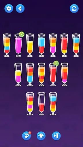 Скриншот 4 — Water Sort - Color Puzzle Game