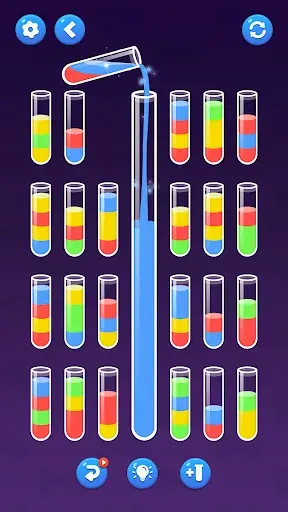 Скриншот 6 — Water Sort - Color Puzzle Game