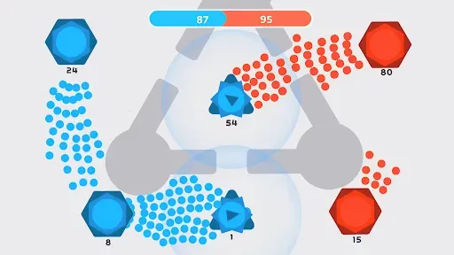 Скриншот 6 — Clash of Dots — RTS 2D игры