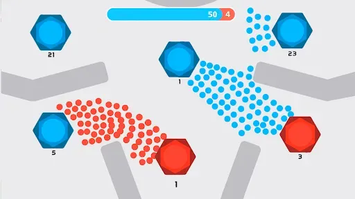 Скриншот 7 — Clash of Dots — RTS 2D игры