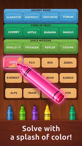 Скриншот 3 — Associations - Colorwood Game