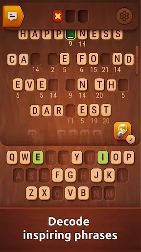 Скриншот 4 — Colorwood Words - Cryptogram