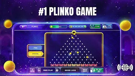 Скриншот 1 — Plinko Jackpot - Big Win x1000
