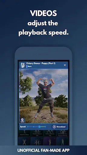 Скриншот 2 — Emotes Viewer for PUBG