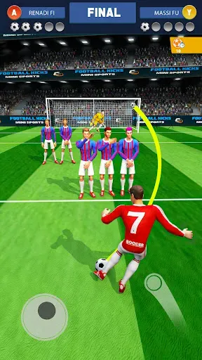 Скриншот 1 — Football Kicks Strike Game
