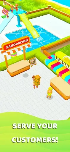 Скриншот 2 — Aquapark Tycoon : Idle Game