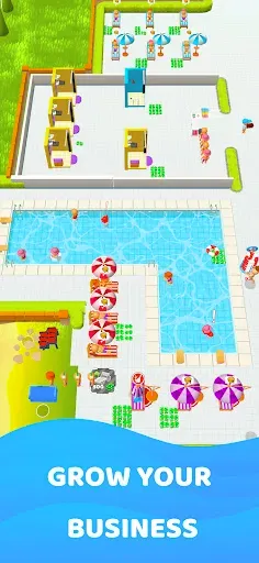 Скриншот 4 — Aquapark Tycoon : Idle Game