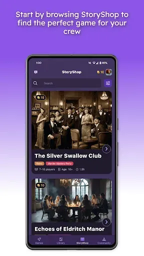 Скриншот 3 — StoryPop: Host Game Nights