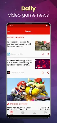 Скриншот 1 — GameScope — игровые новости