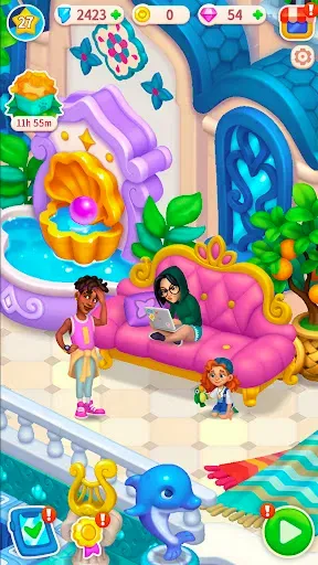 Скриншот 7 — Secrets of Paradise Merge Game