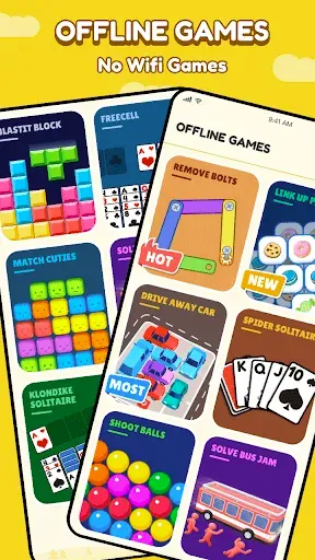 Скриншот 1 — Offline Games: No WiFi or Data