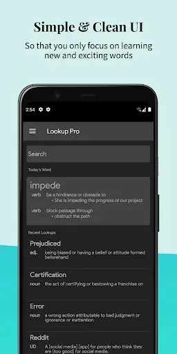 Скриншот 1 — Look Up -Pop Up Dictionary Pro
