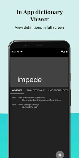 Скриншот 2 — Look Up -Pop Up Dictionary Pro