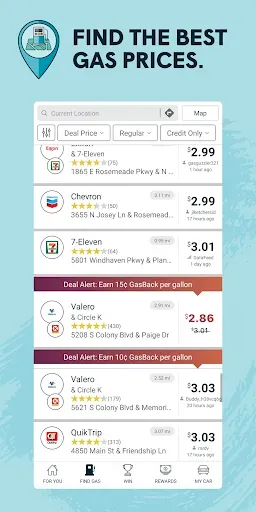 Скриншот 2 — GasBuddy: Find & Pay for Gas