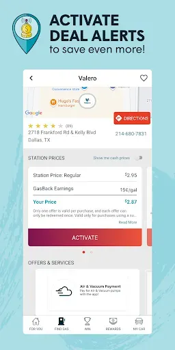 Скриншот 3 — GasBuddy: Find & Pay for Gas