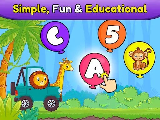 Скриншот 2 — Balloon Pop Kids Learning Game