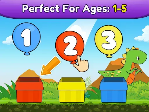 Скриншот 4 — Balloon Pop Kids Learning Game