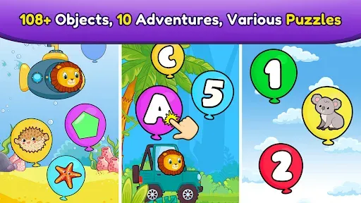 Скриншот 5 — Balloon Pop Kids Learning Game