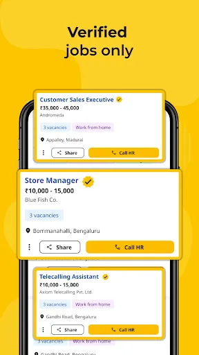 Скриншот 4 — Lokal Jobs - Job search app