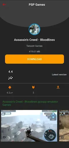 Скриншот 7 — PSP PS2 - Games Emulator