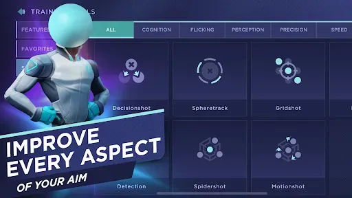 Скриншот 2 — Aim Lab Mobile