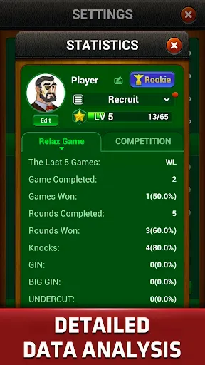 Скриншот 6 — Gin Rummy: Classic Card Game