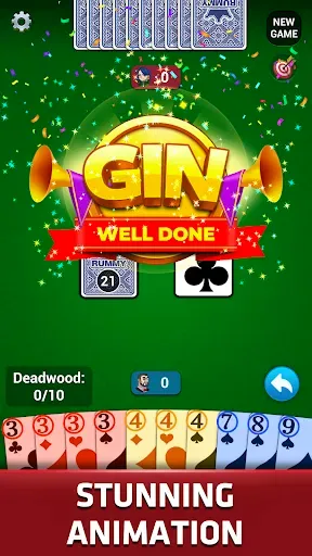 Скриншот 8 — Gin Rummy: Classic Card Game