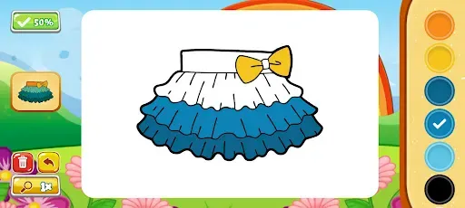 Скриншот 4 — Coloring Book: Games for Girls