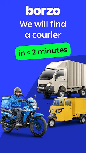 Скриншот 1 — Borzo: Parcel Delivery App