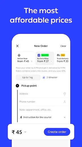 Скриншот 4 — Borzo: Parcel Delivery App
