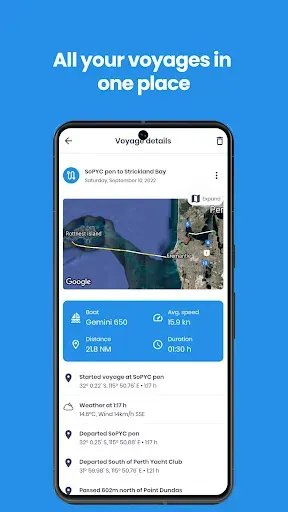 Скриншот 3 — Nebo - Boat Logging Made Easy.