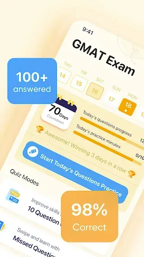 Скриншот 2 — GMAT Exam Prep 2026