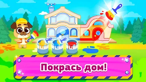 Скриншот 4 — Игра стройка:трактор и машинки