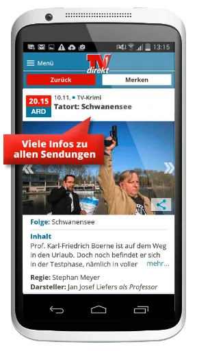 Скриншот 4 — TVdirekt – Fernsehprogramm