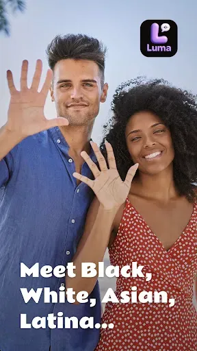 Скриншот 1 — Interracial Dating App - Luma